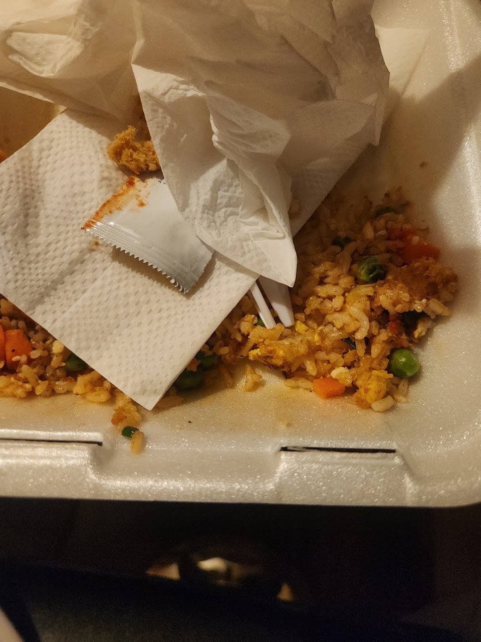 Restaurant menu with squid, tofu, and banana roll.